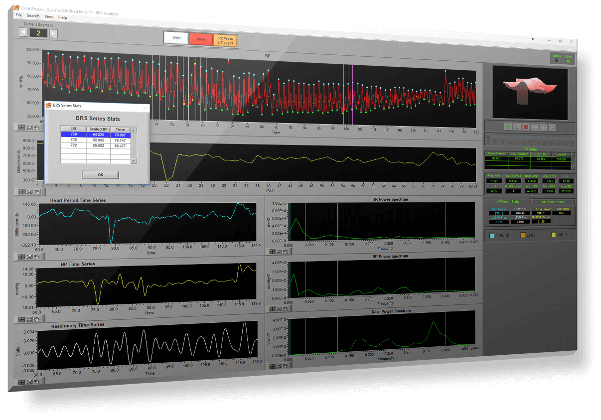 screenshot of software